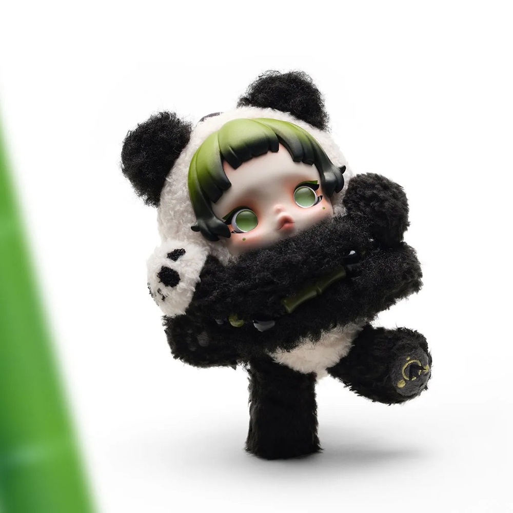 Pop Mart SKULLPANDA Lazy Panda Plush Doll Pendant - Picture 8 of 12